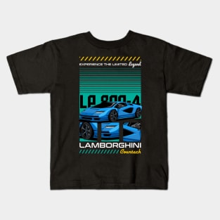 Lambo Countach Car Kids T-Shirt